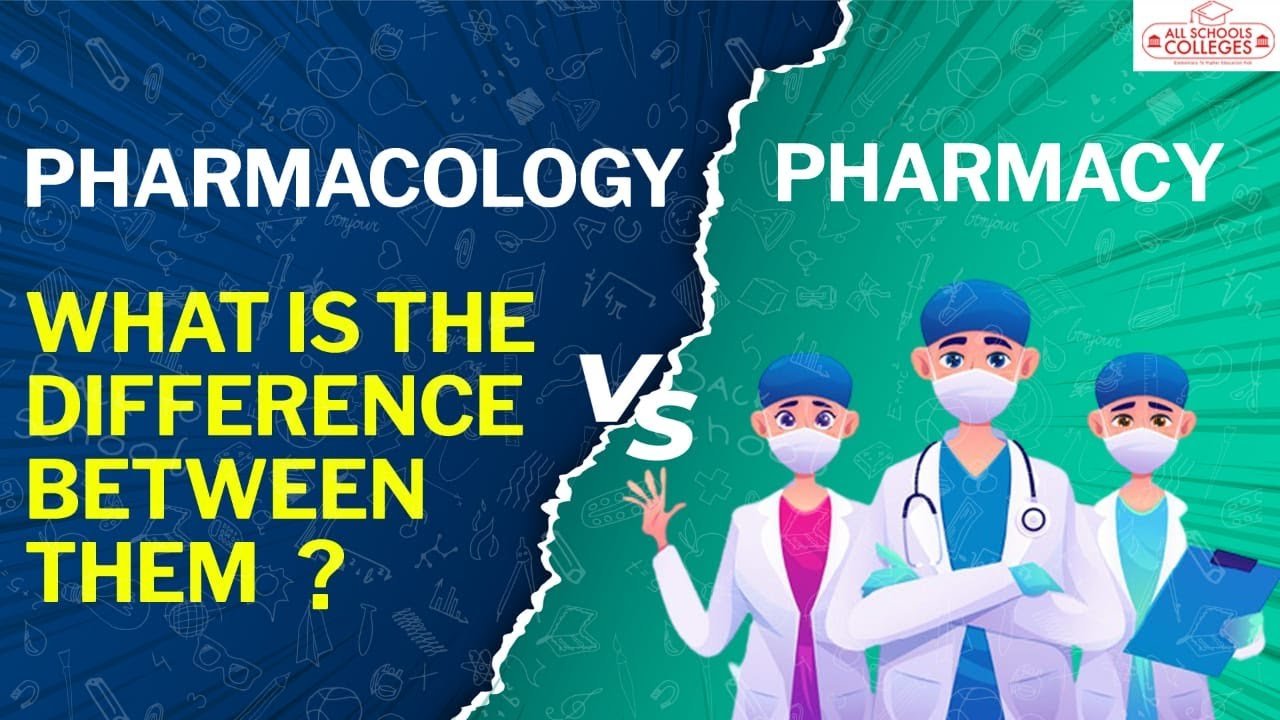 pharmacology vs pharmacy