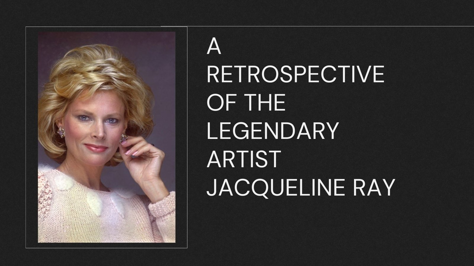 Jacqueline Ray