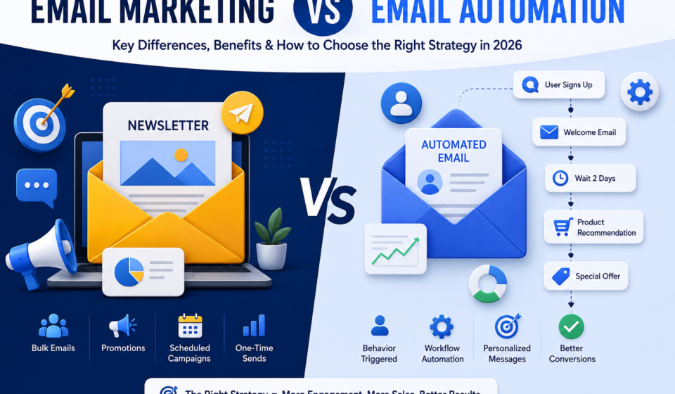 Email Marketing vs Email Automation
